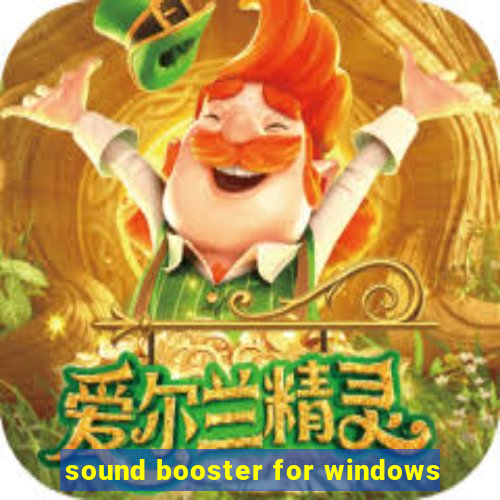 sound booster for windows